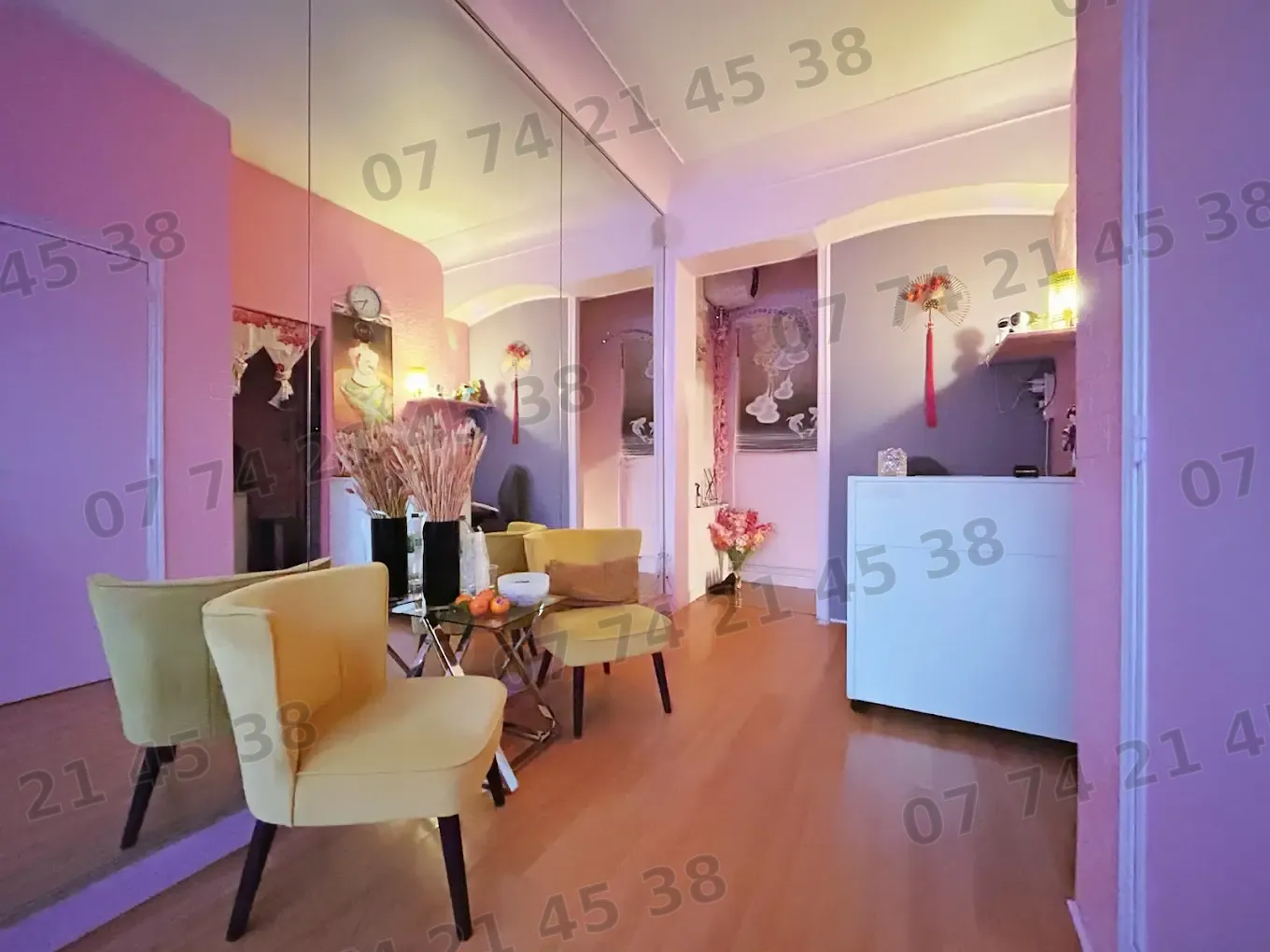 Espace du salon – cadre serein et raffiné